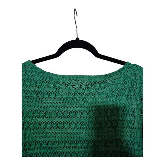 SHARAGANO Green Knitted Dress - Size 14‎ - Picture 6 of 9